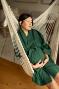 Kimono Malachit – muślinowe okrycie do karmienia i relaksu
